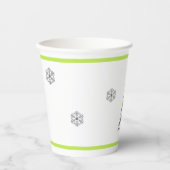 モダンクリスマスツリー 紙コップ (正面)