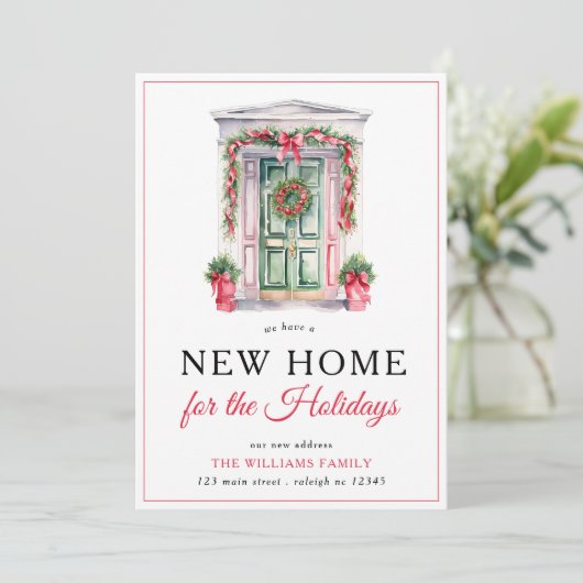 モダンクリスマスドアニューホームオリダイムービング 案内状 (スタンド正面)