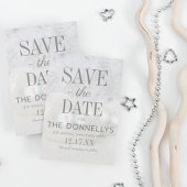 モダンクリスマスパーティーセーブ・ザ・デート案内 案内ポストカード