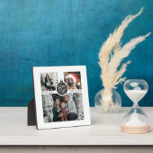 モダンクリスマスファミリー4フォトコラージュ フォトプラーク (インサイチュ)