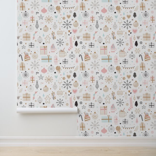 モダンクリスマスフェスティバルホリデーパターン 壁紙 (アプリケーション)