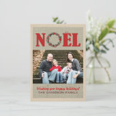 モダンクリスマスフォトカードデザイン シーズンカード (スタンド正面)