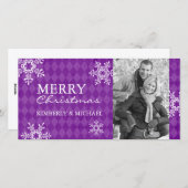モダンクリスマスフォトカード シーズンカード (正面/裏面)