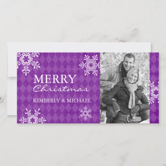 モダンクリスマスフォトカード シーズンカード (正面)