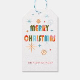 モダンクリスマスプレゼントラベル ギフトタグ