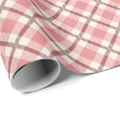 モダンクリスマスプレドタータンチェックパターン |休日 ラッピングペーパー (ロールコーナー)