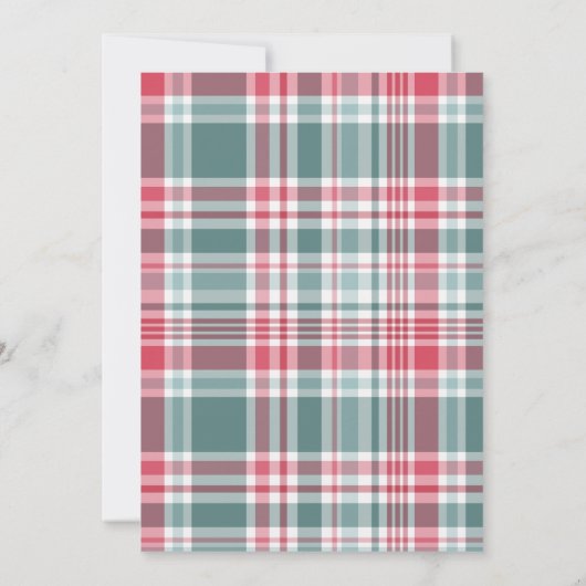 モダンクリスマスプレドパーティの招待状 招待状 (裏面)