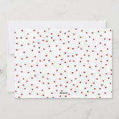 モダンクリスマスメリーと明るい休日の写真 シーズンカード (裏面)