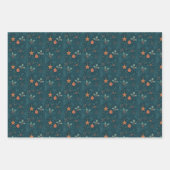 モダンクリスマスラップ紙シート2026 ラッピングペーパーシート (正面3)