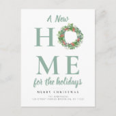 モダンクリスマスリースの動き発表 ポストカード (正面)