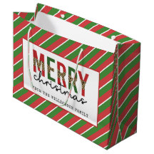 モダンクリスマスレオパープリントレッド緑ストライプ色