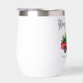 モダンクリスマスレッドトラックスクリプトホリデー (右面)