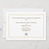 モダンクリスマス事業 シーズンカード (裏面)