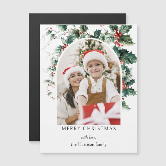 モダンクリスマス写真アーチ (正面/裏面)