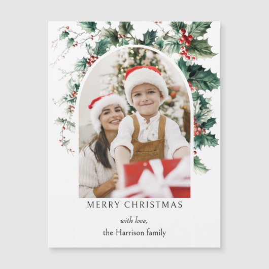 モダンクリスマス写真アーチ (正面)