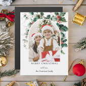 モダンクリスマス写真アーチ