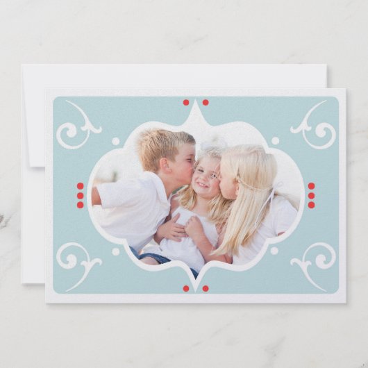 モダンクリスマス写真カード シーズンカード (正面)