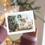 モダンクリスマス写真家族 |メリークリスマス ポストカード<br><div class="desc">モダンクリスマス写真家族 |メリークリスマス</div>
