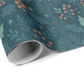 モダンクリスマス包装紙-トレンディー2026 ラッピングペーパー (ロールコーナー)