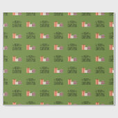 モダンクリスマス包装紙 ラッピングペーパー (フラット)