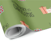 モダンクリスマス包装紙 ラッピングペーパー (ロールコーナー)