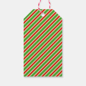 モダンクリスマス小妖精や小人ホリデーギフトラベル ギフトタグ (裏面)