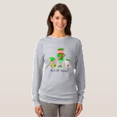 モダンクリスマス最高のエルフ隊 Tシャツ (正面フル)