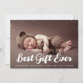 モダンクリスマス生誕発表 案内状 (正面)