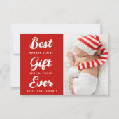 モダンクリスマス生誕発表 案内状 (正面)