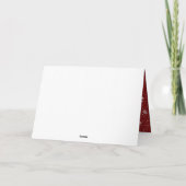 モダンクリスマス美しいフェスティバルコレクション カード (裏面)