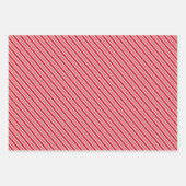 モダンクリスマス赤ギフト包装紙シート ラッピングペーパーシート (正面3)