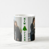 モダンクリスマス2写真コーヒーマグ コーヒーマグカップ (中央)