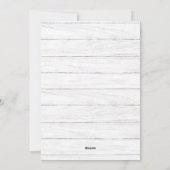 モダンクリスマス3 PHOTO 素朴 Wood Greeting シーズンカード (裏面)