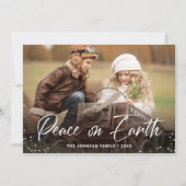 モダンクリスマス3 PHOTO Peace on Earth シーズンカード (正面)