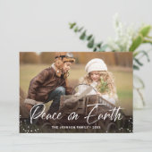 モダンクリスマス3 PHOTO Peace on Earth シーズンカード (スタンド正面)