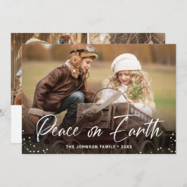 モダンクリスマス3 PHOTO Peace on Earth シーズンカード