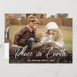 モダンクリスマス4 PHOTO Peace on Earth シーズンカード