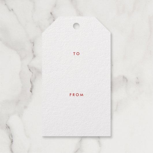 モダンクリスマス ギフトタグ (裏面)