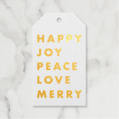 モダンクリスマス ギフトタグ (正面)