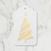 モダンクリスマス ギフトタグ (正面)