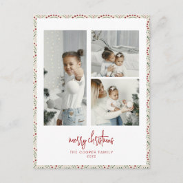 モダンクリスマス シーズンポストカード