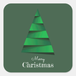 モダンクリスマス スクエアシール
