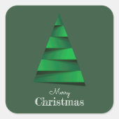 モダンクリスマス スクエアシール (正面)
