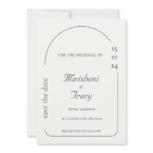 モダンクリームミニマ結婚リスト