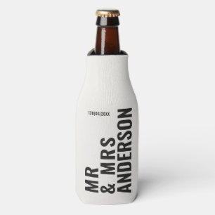 モダンクロミニマルはっきりしたシンプル結婚ク ボトルクーラー