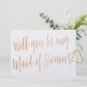 モダンクーパー「私のメイド・オブ・オーナー(花嫁付き添い人)か」 招待状 (スタンド正面)