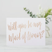 モダンクーパー「私のメイド・オブ・オーナー(花嫁付き添い人)か」 招待状 (スタンド正面)