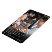 モダンクールおもしろい写真兄弟の定義 マグネット (左側)