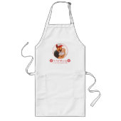 モダンクールシンプルキュートDaddy First Faters Day ロングエプロン (正面)