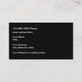 モダンクールテーマ名モダン刺 名刺 (裏面)